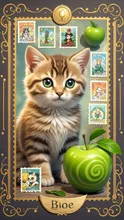 あおりんごとこねこ