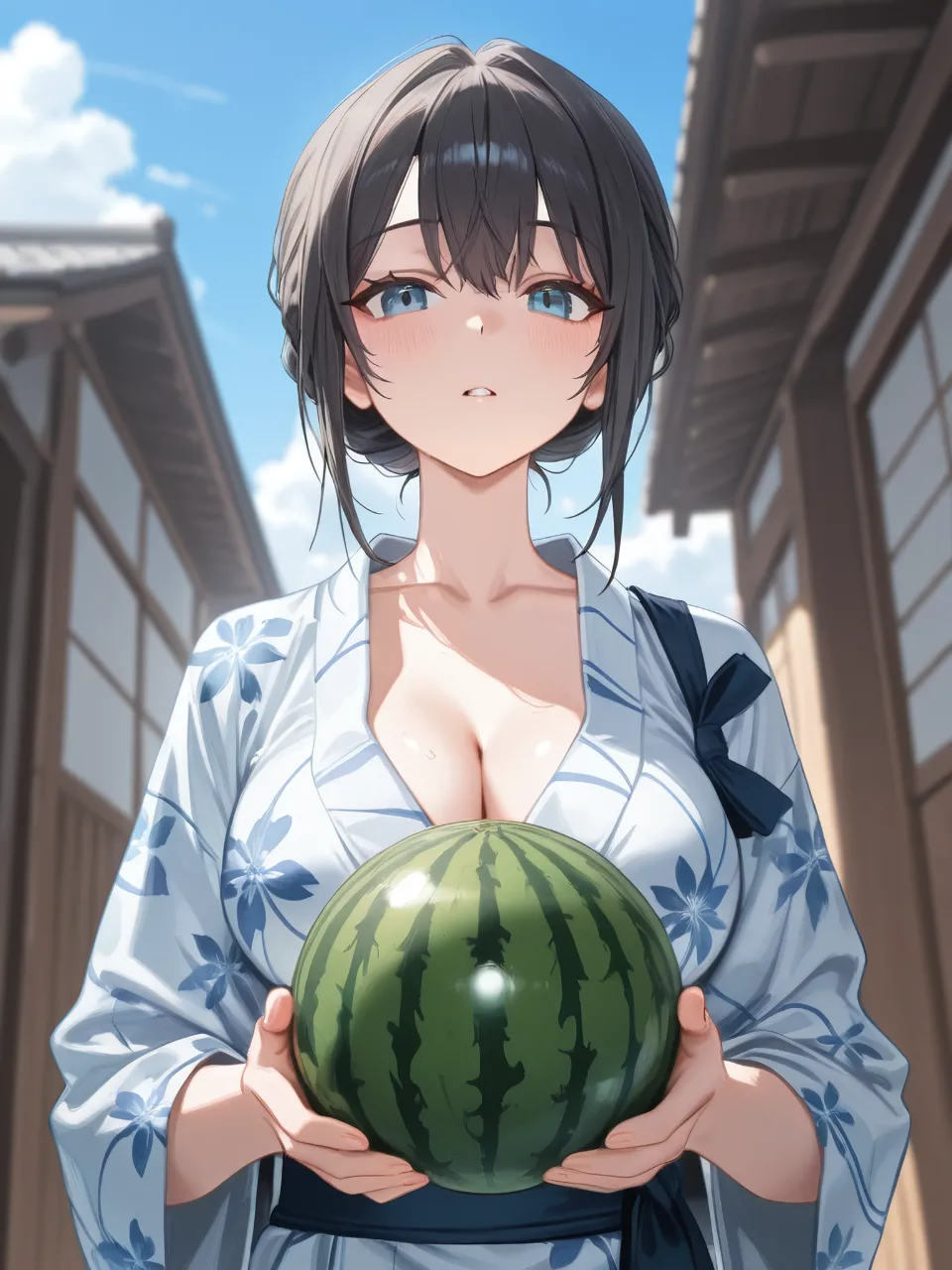 木漏れ日と、きみの西瓜(すいか)