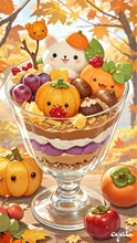 画像生成チャレンジ·秋の味覚・人気スイーツ の投稿作品