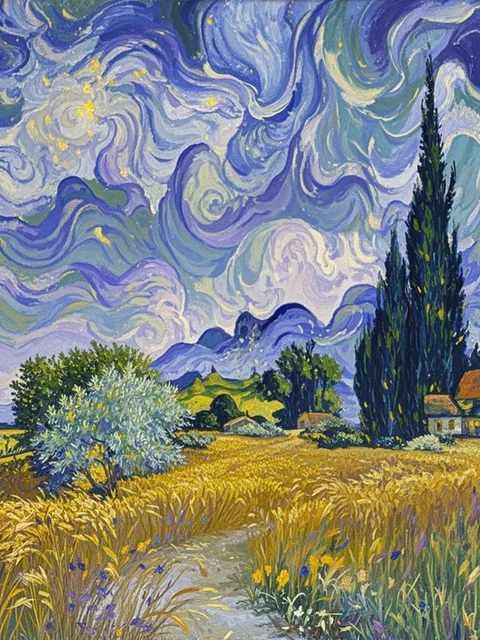 Van Gogh Star Swirl