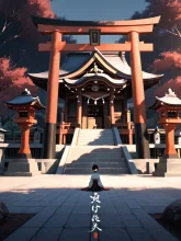 ポスター風 — Torii Gate Art AI art on SUPPART