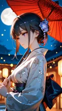 和傘の君