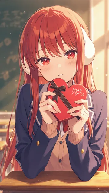 控えめ女子からのチョコ