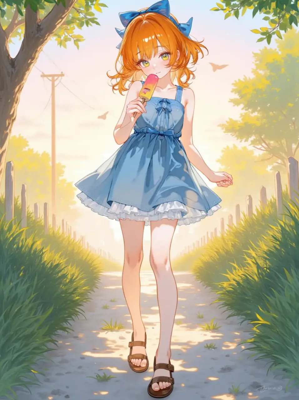 買い食いしちゃった — アイーユ375644992さんのAIイラスト