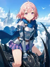 愛竜と空の散歩
