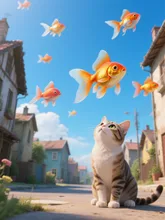 空飛ぶ金魚