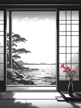 赤い花