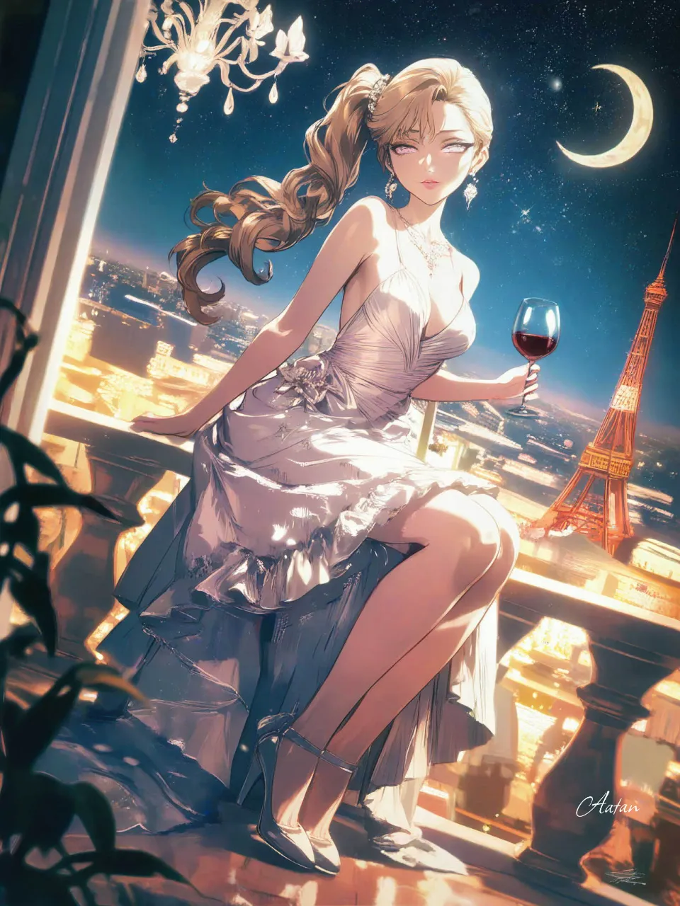 幻月の再光プロ, イラスト, アニメ風