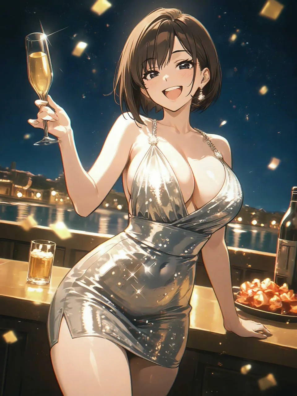 「食べ放題…!」