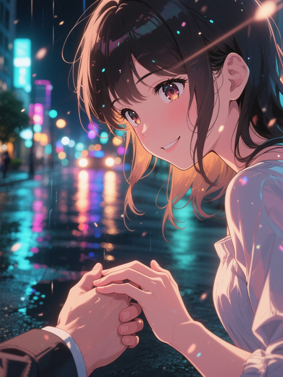 高精度アニメ - 夜の街で待ち合わせ / はると