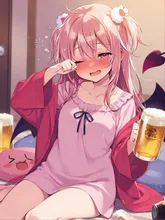 酔っ払っちゃったの～🍺(՞っ ̫ _՞)ᐝ
