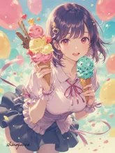 アイスクリーム食べない?