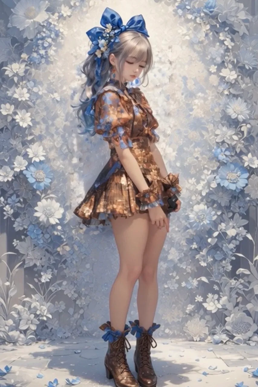 青緑 — 紅紫 藍さんのAIイラスト