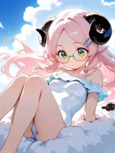 沙苗「どぉも、ひつじ雲です🐑🐏🐑🐏🐏🐑🐏」