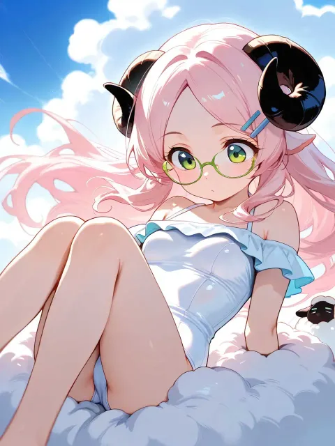 沙苗「どぉも、ひつじ雲です🐑🐏🐑🐏🐏🐑🐏」