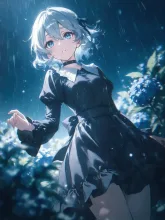 雨上がりの紫陽花③