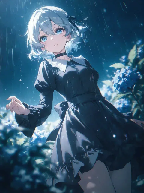 雨上がりの紫陽花③