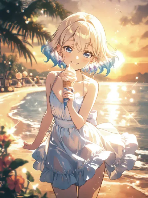 🌅🧡🤍🩵🍦