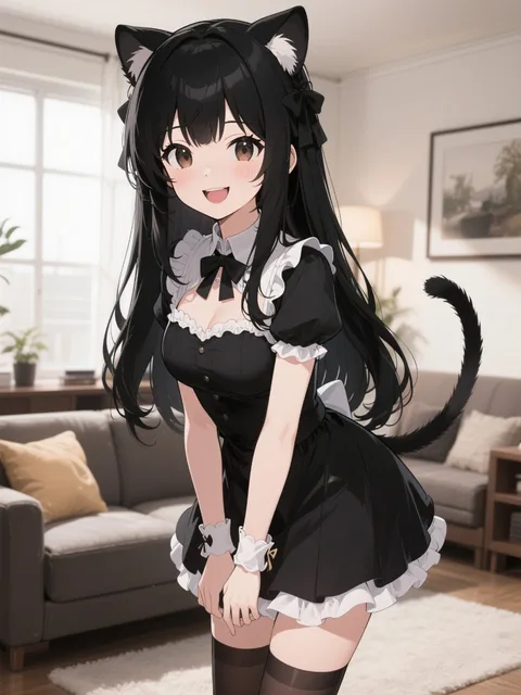 「ご主人、構ってにゃん。」