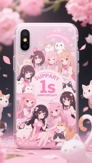 祝SUPPART1周年記念グッズ,iPhoneケース