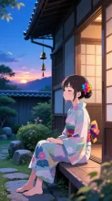 S　縁側に咲く、ひとときの涼
