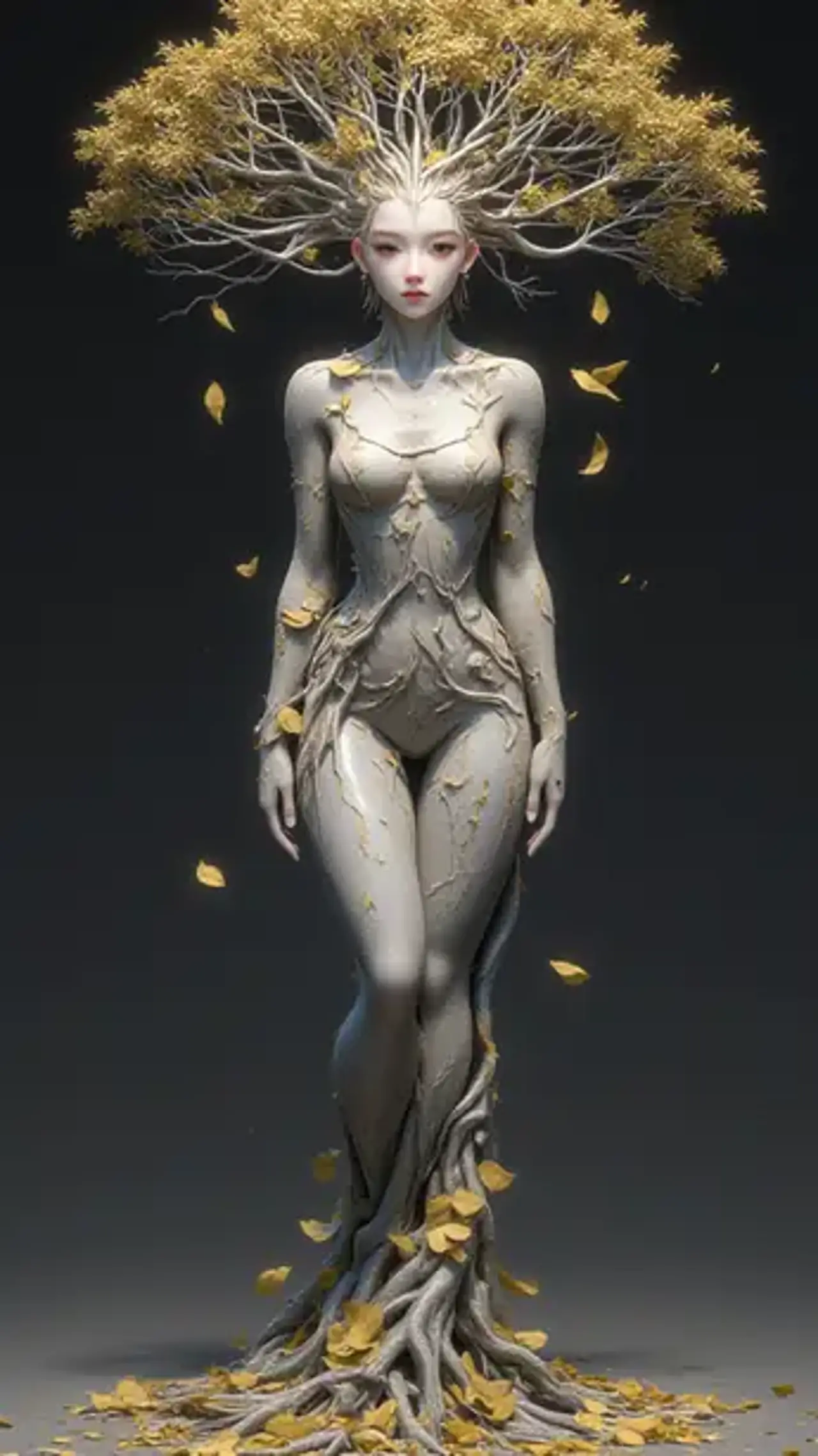 "When a skull sprouts roots and veins climb into branches—th…