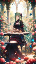 自慢の庭園