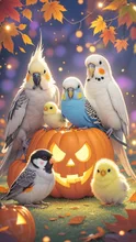 鳥とハロウィン