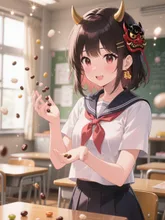 画像生成チャレンジ·鬼は外！福は内！ の投稿作品
