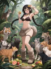 「穂蔵　灯子(ほのぐら　とうこ)」のジャングル生活
