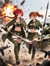 双子と戦場