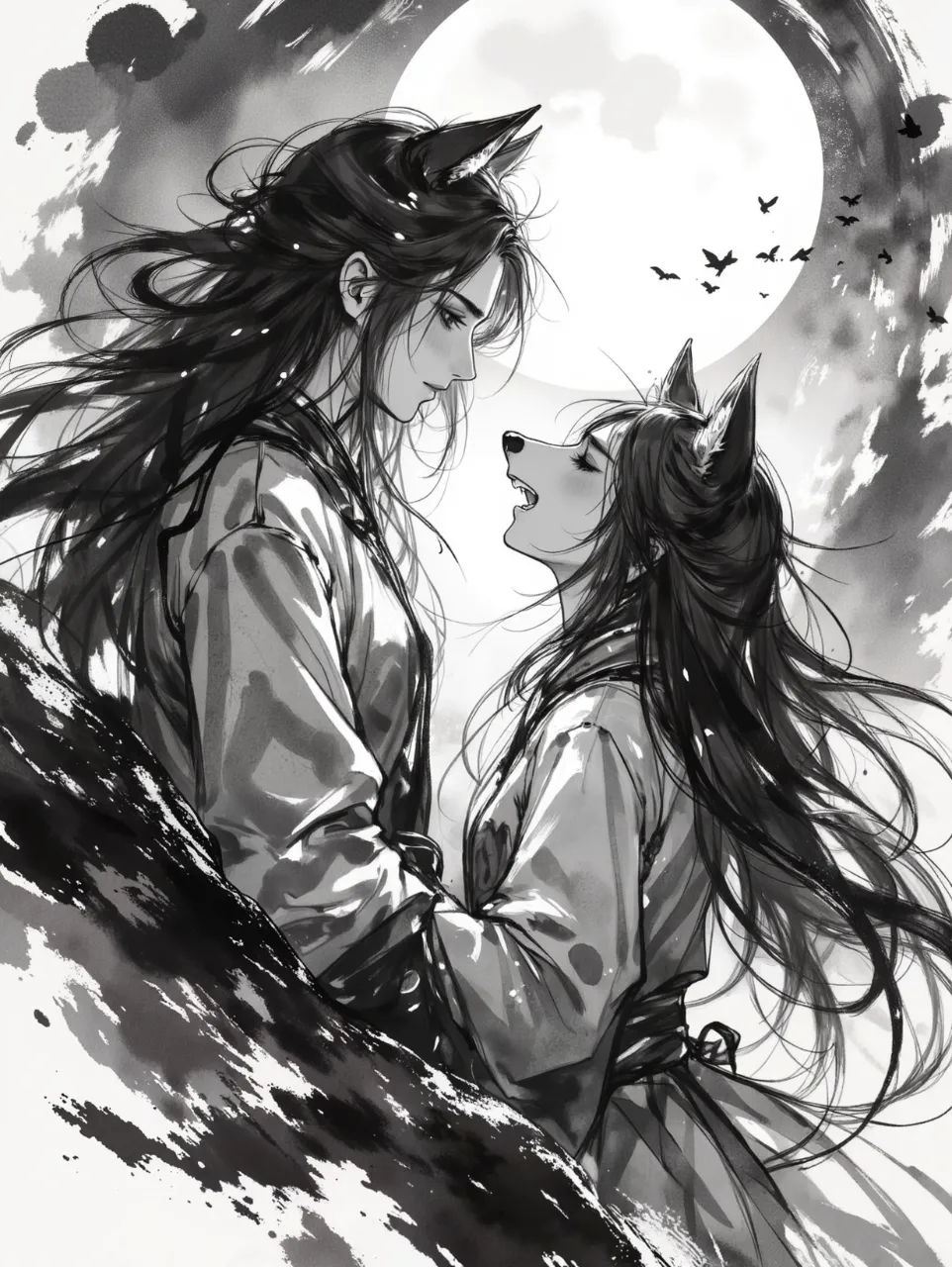 狼娘 — 怠け者さんのAIイラスト
