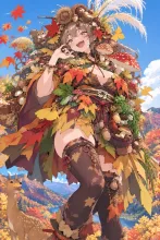 秋の化身·紅葉をまとって の投稿作品
