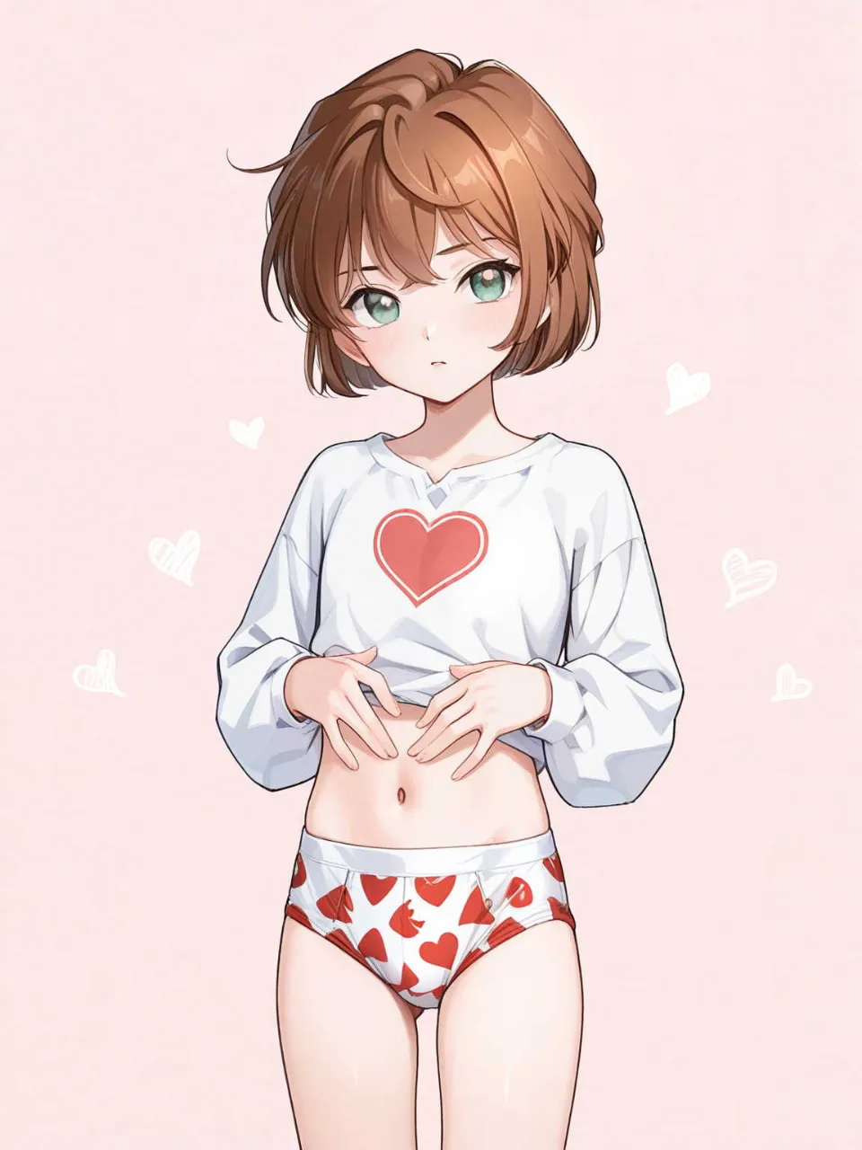 ハートパンツ