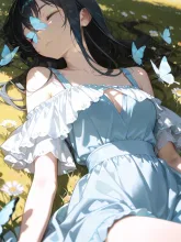 白ワンピ·夏の木漏れ日 の投稿作品