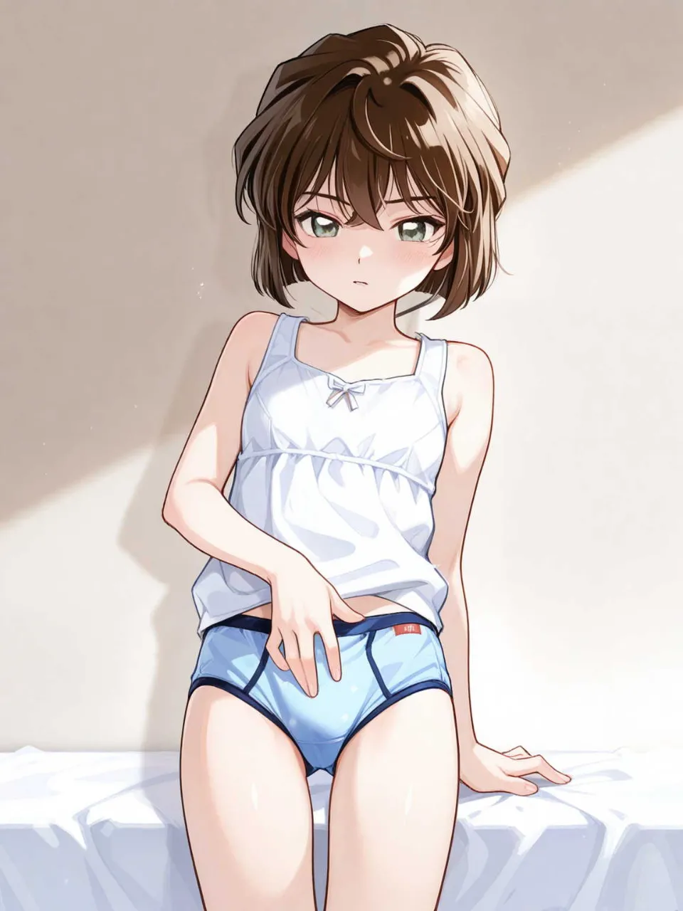 どこ見てるの? — しゅしゅさんのAIイラスト