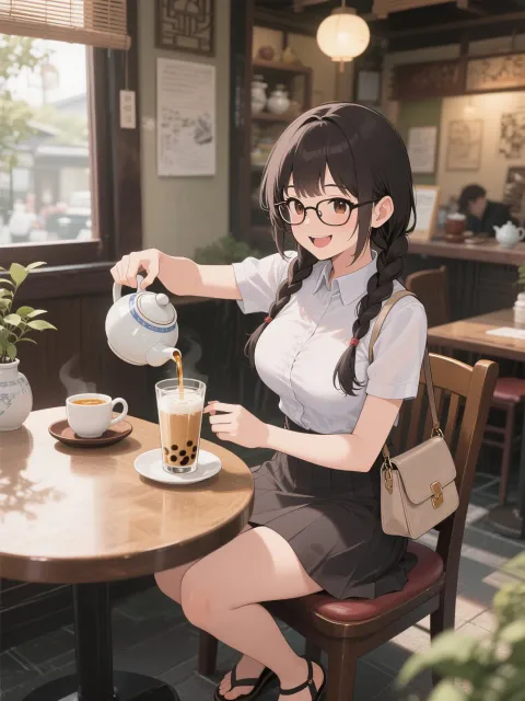 「穂蔵 灯子(ほのぐら とうこ)」の午後のミルクティー