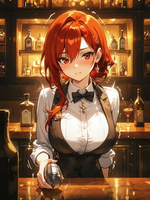 琥珀色の迷子 ― 彼女が初めてシェーカーを振った夜---