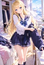 袖を通す朝·衣替えの日に の投稿作品