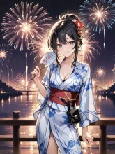 花火大会の彼女·夜空に咲く、一瞬の恋 の投稿作品