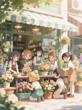 お花屋さんになりたいな