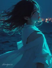 夜の海