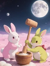 画像生成チャレンジ·餅つき の投稿作品
