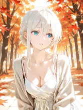 秋風を受けて