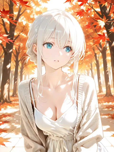 秋風を受けて
