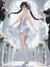 「穂蔵 灯子(ほのぐら とうこ)」と6月の撮影会 — シンデレライラストのAIイラスト|SUPPART