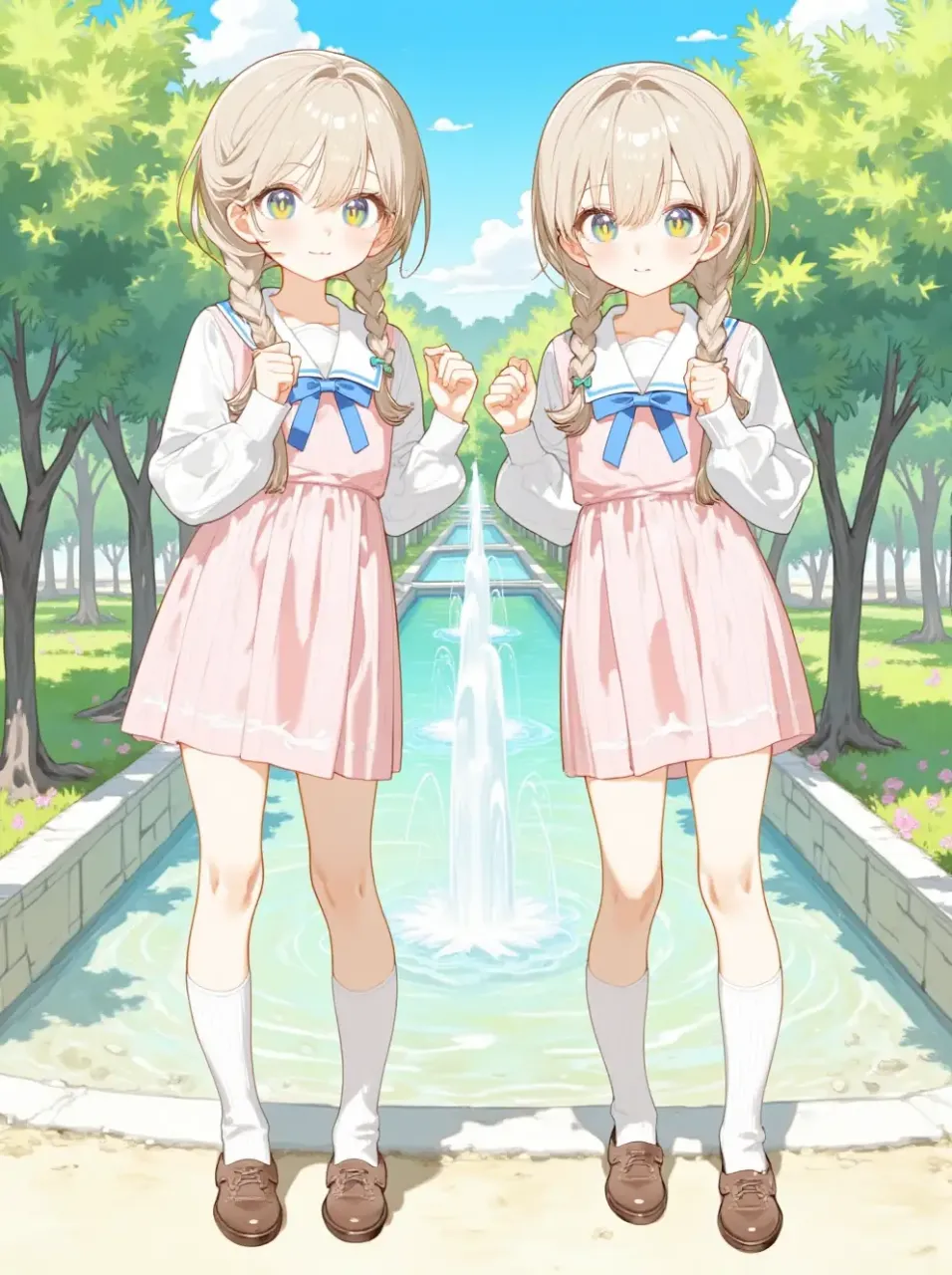 水鏡のシンメトリー