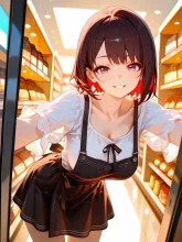 夏のサマーセール店員