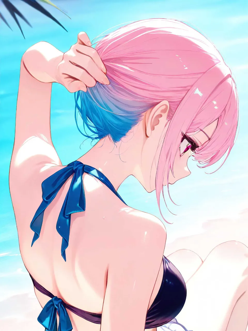 ショートで。
