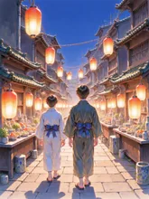中華風夏祭り
